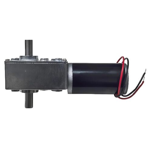محرك تروس دودي 31ZY-5840 DC، علبة تروس كهربائية بعمود مزدوج، مخفض قفل ذاتي عزم الدوران العالي، فضي، محرك فرشاة مغناطيسي دائم (محرك 12 دورة في الدقيقة 12 فولت) in Kuwait