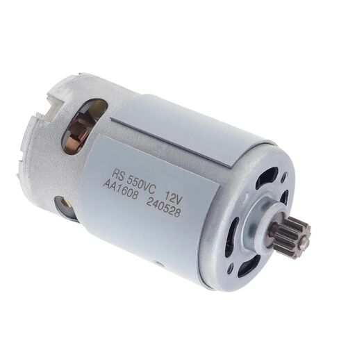 RS550VC 12V DC Micro Motor, 19500 RPM, 12 Teeth Gear, 1500g.cm Torque, for Electric Drill and Screwdriver (12 Teeth) in Kuwait