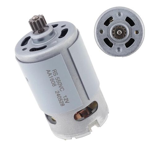 RS550VC 12V DC Micro Motor, 19500 RPM, 12 Teeth Gear, 1500g.cm Torque, for Electric Drill and Screwdriver (12 Teeth) in Kuwait