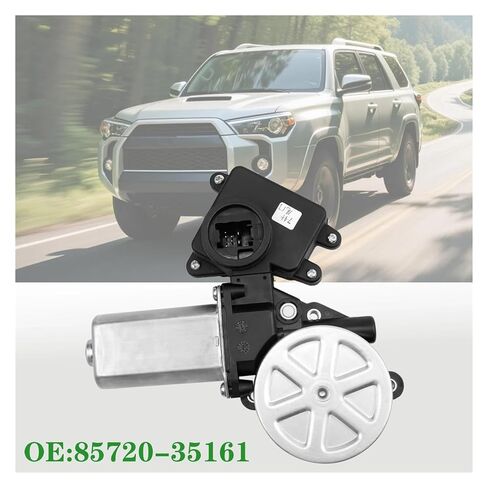 محرك نافذة الطاقة متوافق مع Toyota 4Runner 2010-2023 4.0L V6 مجموعة منظم رفع النافذة الخلفية يحل محل 85720-35161 85720-35160 in Kuwait