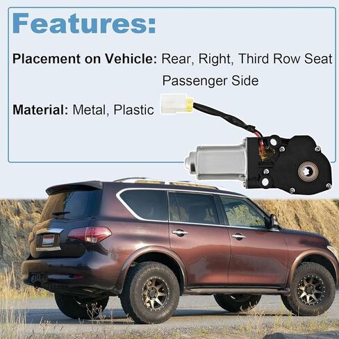 87449-1L30B Rear Right 3rd Row Seat Recline Motor Compatible with Infiniti QX56 QX80 2011-2017 Replace 87449 1L30B WR12-738 in Kuwait