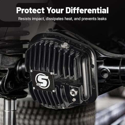غطاء تفاضلي خلفي، متوافق مع Ford 9.75" 12-Bolt 1997-2024 F150، مع زعانف تبريد وحشية مانعة للتسرب لأداء موثوق in Kuwait