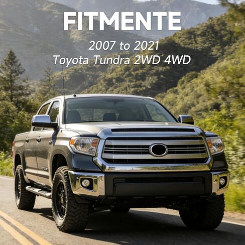 طقم تعليق أكياس الهواء الخلفية Just-V لـ 2007-2021 Toyota Tundra 2WD/4WD، وسائد هوائية شديدة التحمل بسعة 5000 رطل لسحب الشاحنات، بدون حفر، بديلة لـ Firestone 2445 Ride Rite in Kuwait