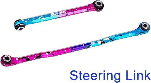 10PCS Splash Anodizing Aluminum High Clearance Chassis Links and Steering Links Set for HPI Venture18 Upgrade in Kuwait