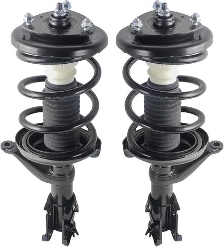 MOSTPLUS Pair Front Complete Strut Coil Spring Assembly 172143 172144 Compatible with 2002-2006 Honda CR-V 2.4L 4WD FWD in Kuwait