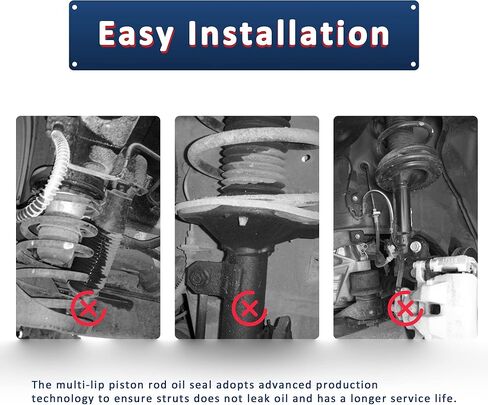MOSTPLUS Pair Front Complete Strut Coil Spring Assembly 172143 172144 Compatible with 2002-2006 Honda CR-V 2.4L 4WD FWD in Kuwait
