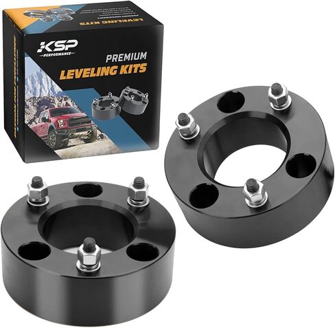 مجموعات رفع المستوى 3 بوصة من KSP لـ F150 2004-2026، 3 بوصات مجموعات رفع التسوية الأمامية المتوافقة مع البعثة 03-18، مارك LT 2005-2008، فاصل دعامة من الألومنيوم يرفع الشاحنة 3 بوصات حزمة من 2 in Kuwait