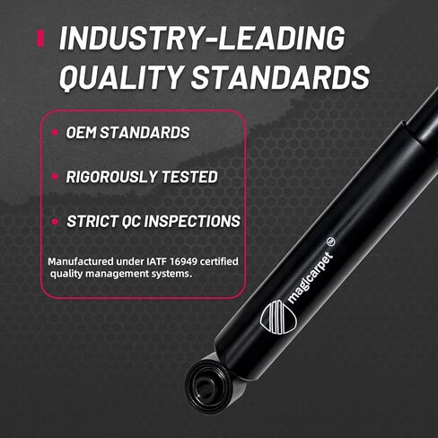 Rear Shock Absorbers Pair for Chevy Silverado 1500 & GMC Sierra 1500 (1999–2007, Classic), AWD/4WD, Excludes Z71 & Electronic Suspension in Saudi Arabia