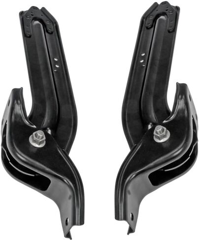 4 قطع - من أجل Chevy for Equinox 2005-2009، من أجل Pontiac for Torrent 2006-2009، من أجل Saturn for Vue 2002-2007 جانب الركاب للسائق الخلفي - (فولاذ) - (أسود)، تركيب بسيط in Kuwait
