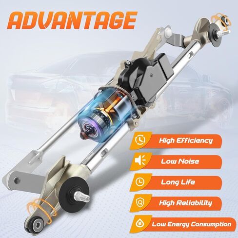 602-211AS Windshield Wiper Motor and Linkage Assembly Compatible with Chevy Equinox/GMC Terrain # 602-211AS, 25948436, 25942547, 602-211, 40-1107 in Kuwait