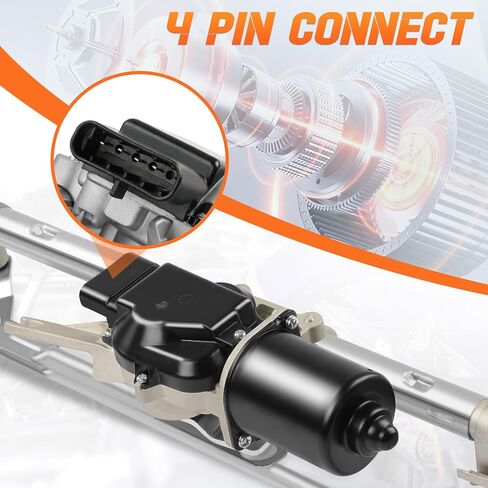 602-211AS Windshield Wiper Motor and Linkage Assembly Compatible with Chevy Equinox/GMC Terrain # 602-211AS, 25948436, 25942547, 602-211, 40-1107 in Kuwait