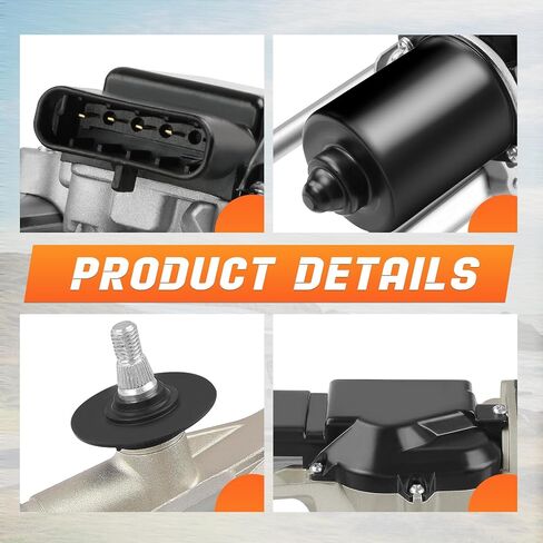 602-211AS Windshield Wiper Motor and Linkage Assembly Compatible with Chevy Equinox/GMC Terrain # 602-211AS, 25948436, 25942547, 602-211, 40-1107 in Kuwait