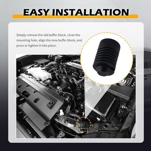 2PCS Hood Bumper Stop Rubber,OEM#90541-15019 Standard Car Hood Buffer Block Replacement,Shock Absorbing & Noise Reducing Engine Hoods Bumper Stopper Car Accessories in Kuwait