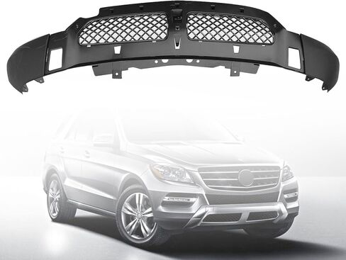 الستارة السفلية للمصد الأمامي MGWILL متوافقة مع 2012 2013 2014 2015 Mercedes Benz ML350 ML250 عاكس سد الهواء 1668857025، MB1095109 أسود in Kuwait