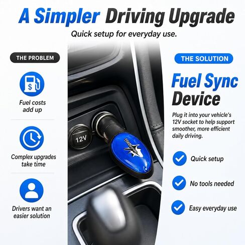 Car Fuel Saver 2pcs, 2026 New Upgrade Fuelshark Fuel Sync Device, Gas Saver for Car & Truck, Automotive Spill Saver Auto Save 10-30% on Gas Economizer (2 Pcs) in Kuwait