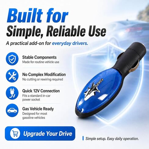 Car Fuel Saver 2pcs, 2026 New Upgrade Fuelshark Fuel Sync Device, Gas Saver for Car & Truck, Automotive Spill Saver Auto Save 10-30% on Gas Economizer (2 Pcs) in Kuwait