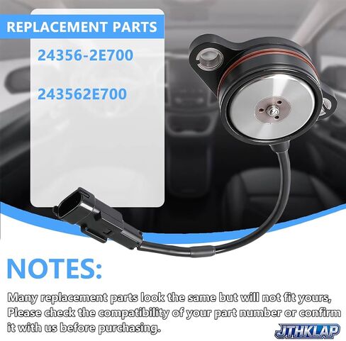 24356-2E700 Camshaft Actuator Assembly Compatible with 2019-2024 Kia Seltos Forte Soul, 2016-2021 Hyundai Elantra Kona - Replace 243562E700 in Kuwait
