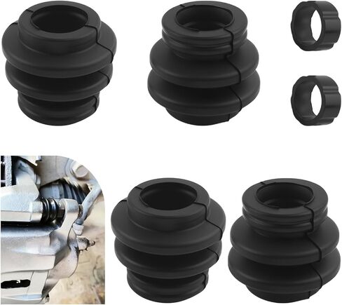 4PCS Caliper Slide Pin Bushing Kit with Seals,Brake Caliper Pins Bushing Replacement Compatible with Cadillac,Lexus,Mazda,Durable Rubber Brake Calipers Rebuild Kit in Kuwait