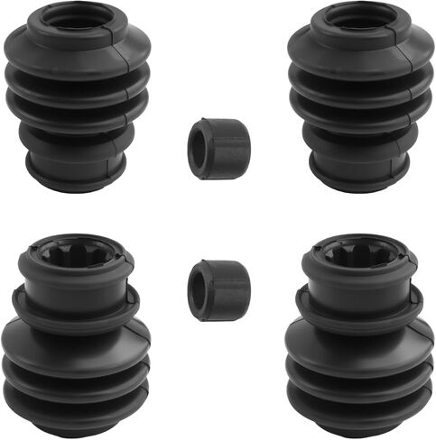 4PCS Car Brake Caliper Pin Bushing Kit,Rubber Car Brake Caliper Slide Pins Bushing Provides Dust Resistance,Soft Brakes Calipers Pin Boot with Rings Compatible with Chevrolet Acura in Kuwait