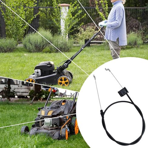 112-8818 Brake Cable Replacement for Toro & Lawn-Boy Walk-Behind Lawn Mowers - Fits 50+ Models Including 20330, 20339, 10603, 10642 - High-Density PVC Safety Cable with Z-Bend Ends in Kuwait