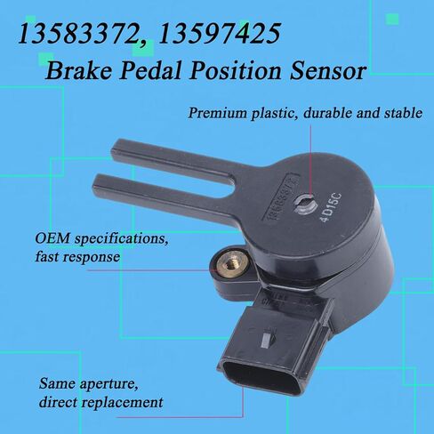 13583372 Brake Pedal Position Sensor Compatible with Traverse Impala Blazer Acadia Enclave XT5 XT6, Brake Light Switch Replace# 13597425 in Kuwait