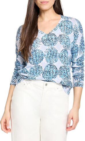 NIC+ZOE Women's Sand Dollar Supersoft Sweater in Saudi Arabia