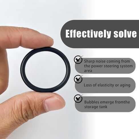 Power Steering Stop Leak O Ring Kit, 2 PCS Power Steering Pump Rubber Inlet & Outlet O-Ring Seals Compatible with Honda Ridgeline DX RT RTL MDX RDX, Replaces #91370-SV4-000 91345-RDA-A01 in Kuwait