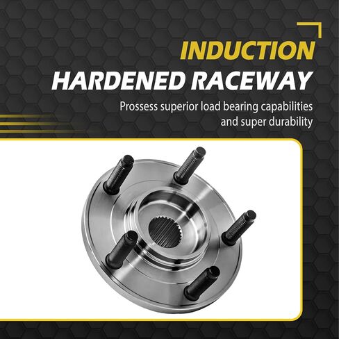CV Axle Front Driver Side and Wheel Bearing Hub Assembly Front for 2001 2002 2003 2004 2005 2006 2007 2008 Ford Escape Mazda Tribute Replacement [Automatic Trans] in Kuwait