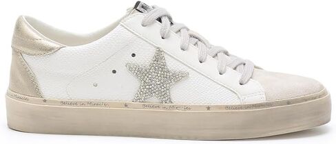 Mi.iM Gaby Women's Star Sneakers - Snake Print Suede Lace-Up Fashion Shoes with Rubber Sole in Saudi Arabia