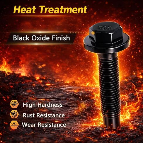Engine Crankshaft Pulley Bolt Compatible with Ford F-150 Mustang Expedition Explorer Escape Taurus Crown Victoria E-150 E-250 E-350 E-450 Lincoln Mercury Replace# F5RZ-6A340-B F5RZ6A340B in Kuwait