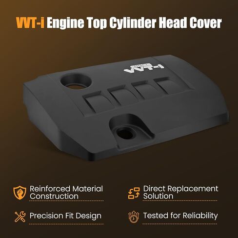 11212-37010 VVT-i غطاء رأس الأسطوانة العلوي للمحرك متوافق مع Toyota Corolla 2009-2019 Camry 2011-2016، يناسب Lexus RX300 RX330 RX350 1999-2018 استبدال غطاء مشعب سحب المحرك # 1121237010 in Kuwait