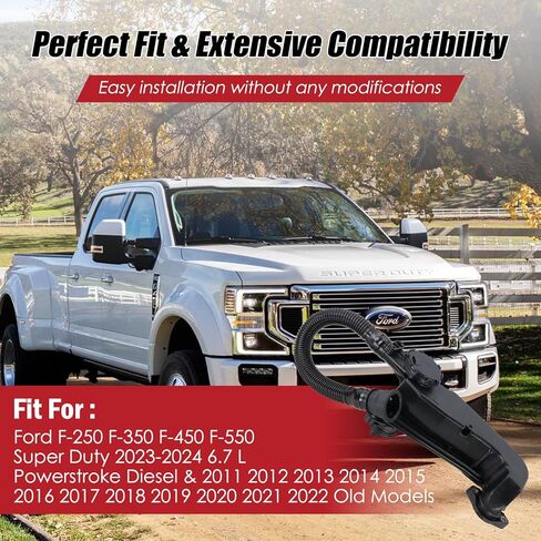 PC3Z-6A785-A Air Oil Separator Assembly Compatible with Ford F250 F350 F450 F550 Super Duty 2023-2024 OR 2011-2022 PCV CCV Filter 6.7L Powerstroke Diesel Replace# PC3Z6A785A in Kuwait