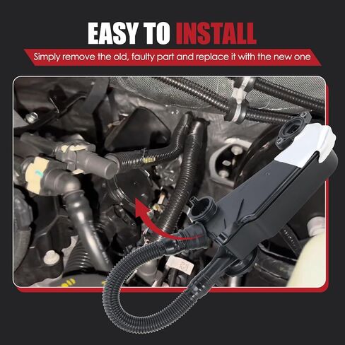 PC3Z-6A785-A Air Oil Separator Assembly Compatible with Ford F250 F350 F450 F550 Super Duty 2023-2024 OR 2011-2022 PCV CCV Filter 6.7L Powerstroke Diesel Replace# PC3Z6A785A in Kuwait