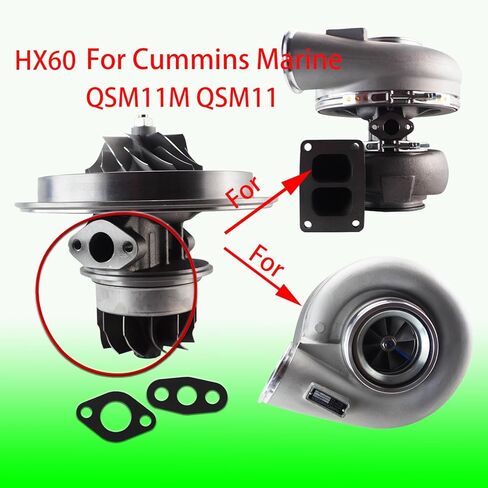 3592369 3592401 3800852 HX60 HX60M خرطوشة توربو CHRA مناسبة للكمون البحرية مع QSM11M QSM11 3800852NX 3800852RX الشاحن التربيني in Kuwait