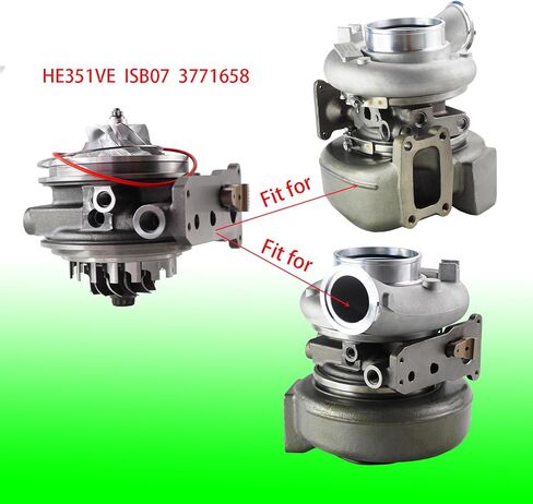 HE351VE ترقية خرطوشة توربو المكره CHRA يناسب محركات الكمون ISB07 الديزل 4044384 4044385 2834847 3771658 4955398RX 4309451 4955397RX شاحن توربيني in Kuwait