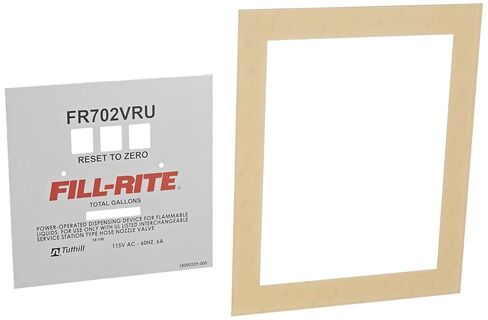 Fill-Rite KIT702VRUFP Kit, FR702VRU Faceplate in Kuwait
