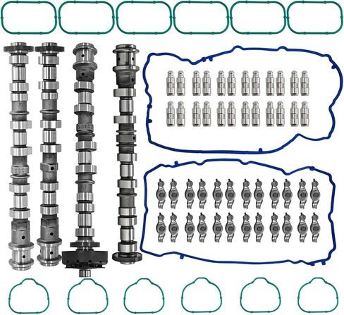 Engine Camshafts Rockers Arm Lifters Kit Replacement for Jeep Wrangler Dodge Durango Challenger Journey Avenger RAM ProMaster for Chrysler 11-16 3.6L V6 5184377AG 5184380AG 5184296AH 5184332AA in Kuwait
