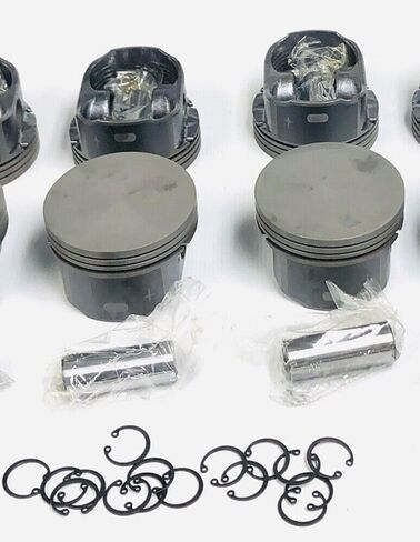 .020 مجموعة مكبس وحلقات كبيرة الحجم ومحامل ومسامير متوافقة مع محركات 1999-2009 GM LS 4.8L و5.3L GEN III وIV in Kuwait