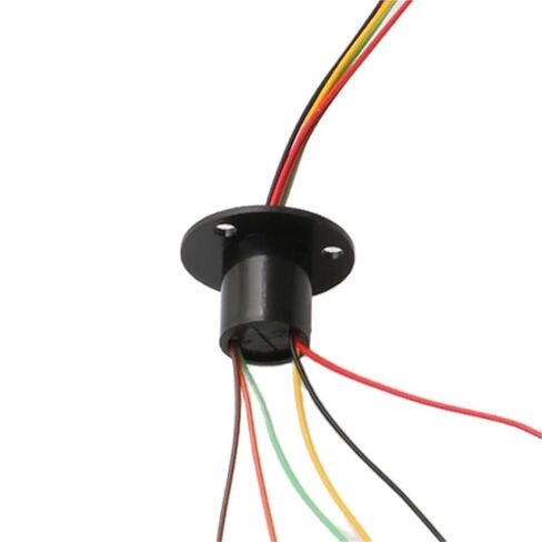 1PCS Micro Slip Ring 2/4/6/8/12/24 Channel Wires 2A 12.5mm/15.5mm Rotate Dining Table Slipring Electric Collector Rings Joint(Dia.12.5mm 8CH 2A) in Kuwait