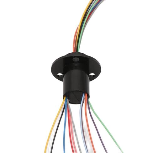 1PCS Micro Slip Ring 2/4/6/8/12/24 Channel Wires 2A 12.5mm/15.5mm Rotate Dining Table Slipring Electric Collector Rings Joint(Dia.12.5mm 8CH 2A) in Kuwait