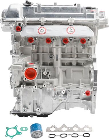 مجموعة محرك Bruce & Shark G4FD 1.6L طويلة الكتلة لسيارة Hyundai Accent GL 2012-2016، Accent GLS Sedan 2012-2017، Accent SE 2015-2017، لكيا ريو EX/LX 2012-2016، تناسب موديلات Soul in Kuwait