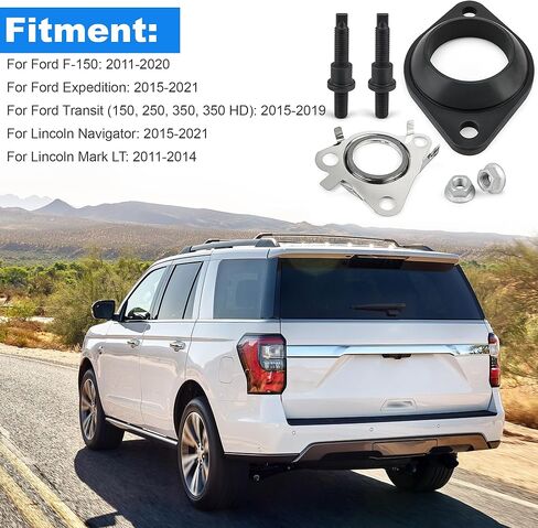 ل 2011-2021 فورد 3.5L Ecoboost العادم النازل محول حشية الحافة مسمار عدة-BL3Z9N496A in Kuwait