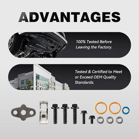 HPOP مجموعة حشية مضخة زيت الضغط العالي متوافقة مع 2005-2010 Ford E-150 E-250 E-350 E-450 Super Duty، 2005-2007 Ford F-250 F-350 F-450 F-550 Super Duty، يستبدل # 5C3Z-9G804-C 5C3Z-9G804-B in Kuwait