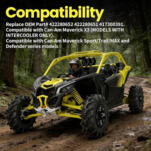 Heavy-Duty Drive Belt for Can Am Maverick X3 and Defender, 422280652 Performance CVT Belt | Aramid Tensile Cords | EPDM Rubber | Flexweave Overcord in Kuwait