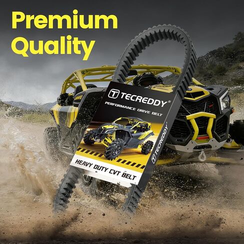 Heavy-Duty Drive Belt for Can Am Maverick X3 and Defender, 422280652 Performance CVT Belt | Aramid Tensile Cords | EPDM Rubber | Flexweave Overcord in Kuwait