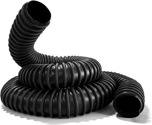 خرطوم عادم السيارة للمرآب - 2.5 بوصة معرف × 11 بوصة شديد التحمل، أنبوب تهوية من المطاط EPDM للسيارات، مقاوم للحرارة 600 درجة فهرنهايت ومقاوم للسحق، وصلة عادم سيارة قابلة للتوصيل لمتجر السيارات العلوي in Kuwait