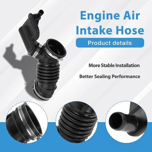 Air Intake Duct Hose Pipe Fit for Nissan Versa 2007-2012 1.8L ONLY, NV200 2013-2021 2.0L Replace 16576-EL00A, 16576EL00A, 16576-CJ40D, 16576CJ40D, 16576-EL00B, 319-50178 in Kuwait