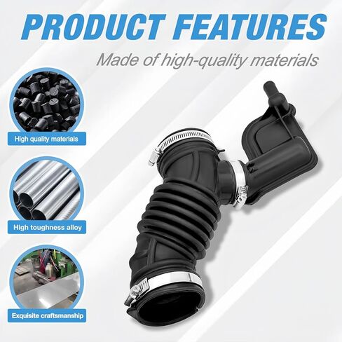Air Intake Duct Hose Pipe Fit for Nissan Versa 2007-2012 1.8L ONLY, NV200 2013-2021 2.0L Replace 16576-EL00A, 16576EL00A, 16576-CJ40D, 16576CJ40D, 16576-EL00B, 319-50178 in Kuwait