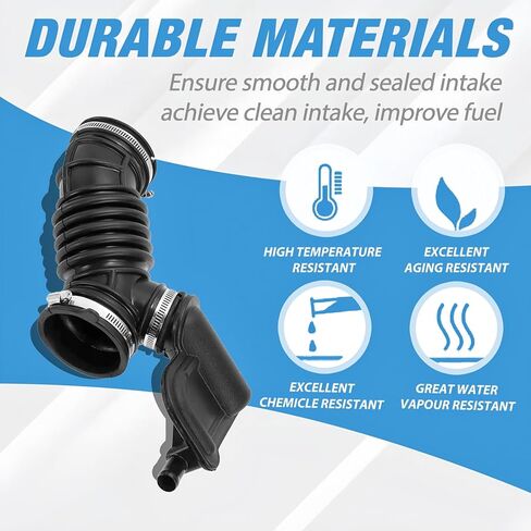 Air Intake Duct Hose Pipe Fit for Nissan Versa 2007-2012 1.8L ONLY, NV200 2013-2021 2.0L Replace 16576-EL00A, 16576EL00A, 16576-CJ40D, 16576CJ40D, 16576-EL00B, 319-50178 in Kuwait