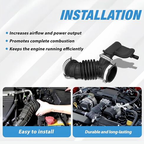 Air Intake Duct Hose Pipe Fit for Nissan Versa 2007-2012 1.8L ONLY, NV200 2013-2021 2.0L Replace 16576-EL00A, 16576EL00A, 16576-CJ40D, 16576CJ40D, 16576-EL00B, 319-50178 in Kuwait